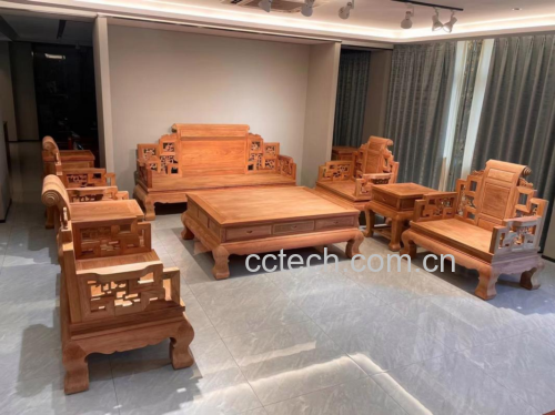 非洲金花梨家具成品展示图