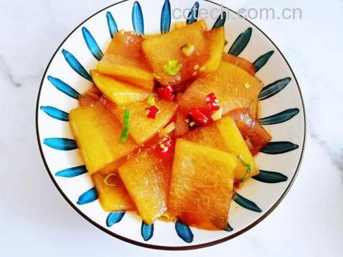 红皮萝卜水饺成品图