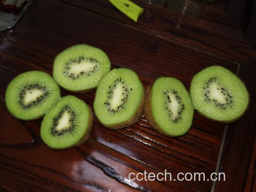 猕猴桃切开特写