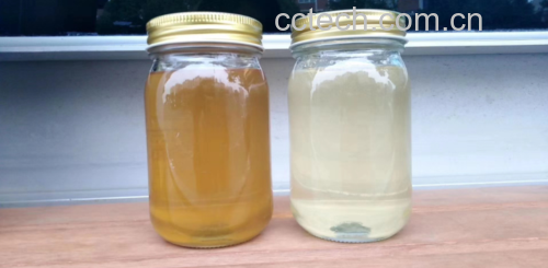 纯蜂蜜颜色变化对比图