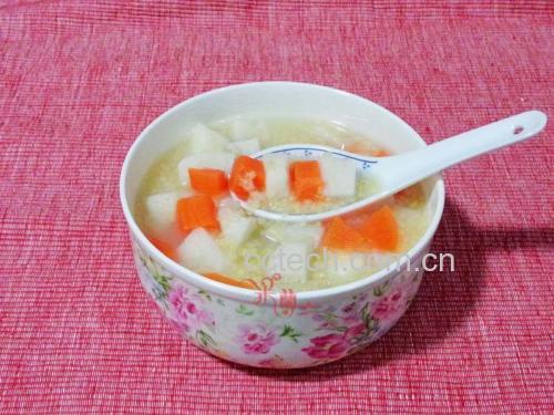 术后胡萝卜营养餐成品图