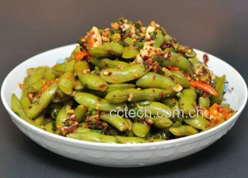 炒豆角丝成品图