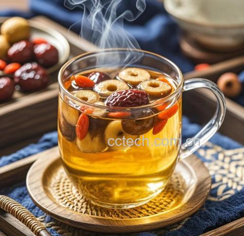 家庭厨房场景中的枸杞食用搭配
