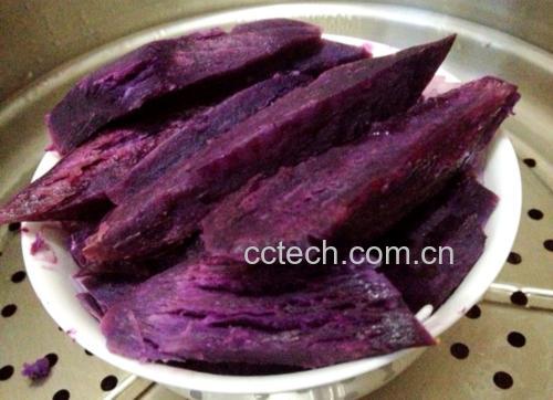 红薯羊奶羹制作过程图
