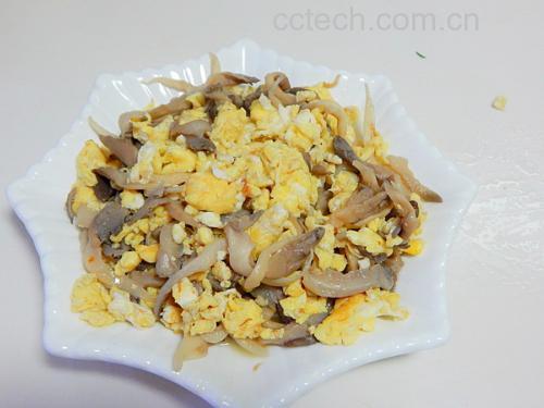 花菇菜厨房烹饪特写