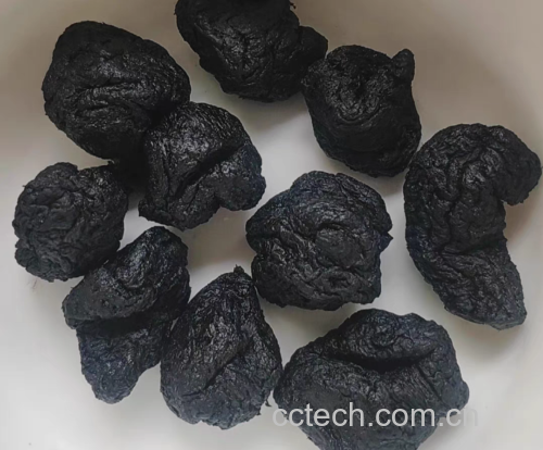 熟地黄与熟地炭对比图示