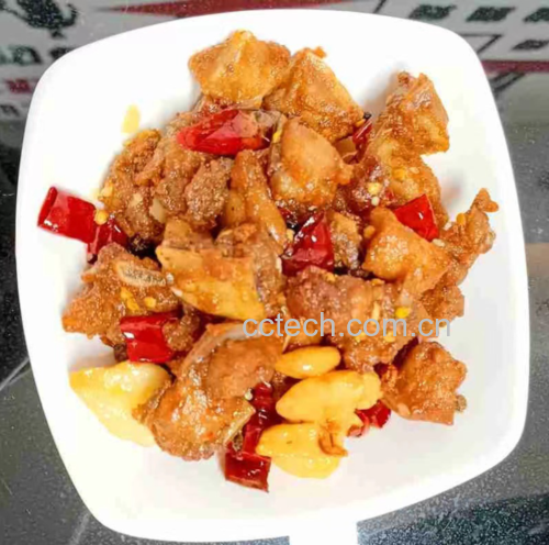 成品排骨炒圆椒