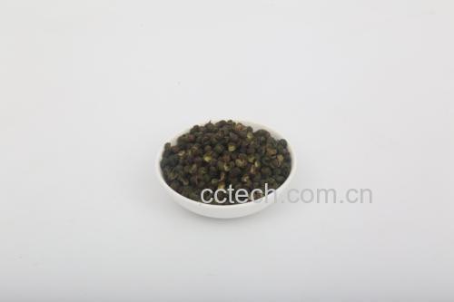 尖椒与鸡丁翻炒过程