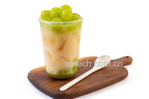 青提牛奶系列饮品组合图