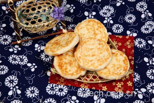 羊肉香芹煎饼成品图