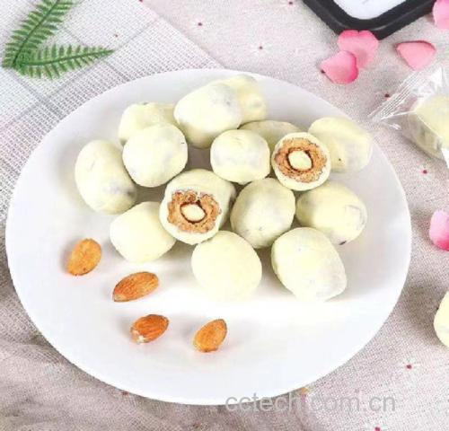 奶枣制作过程特写