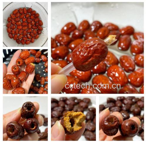 红枣牛奶制作过程