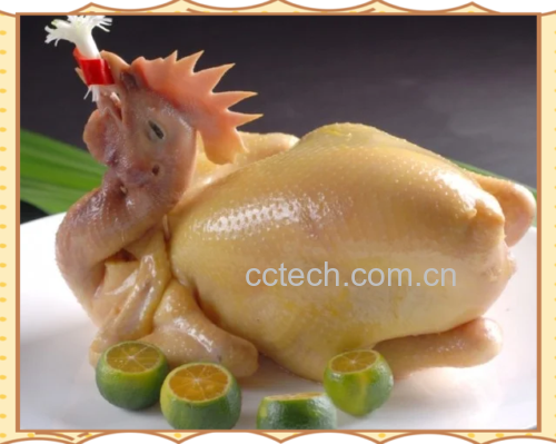 柠檬蒸鸡成品摆盘