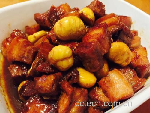 栗子稀饭成品图