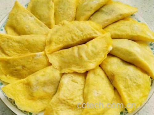 韭菜鸡蛋饺子成品图