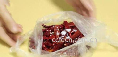 鲜辣椒冷藏保存示意图