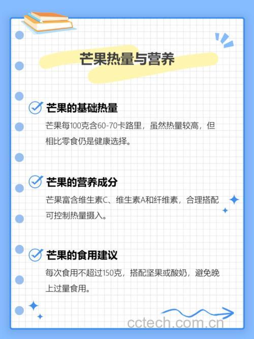 芒果营养成分图表