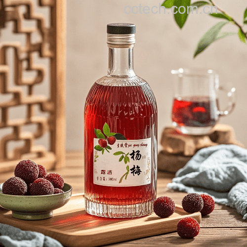 杨梅饮品创意搭配场景图