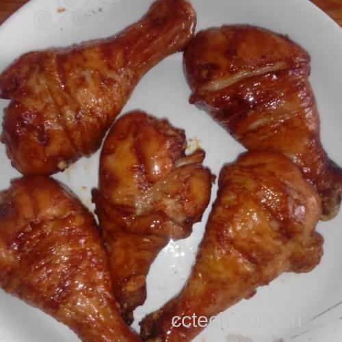 脆皮大鸡腿成品图
