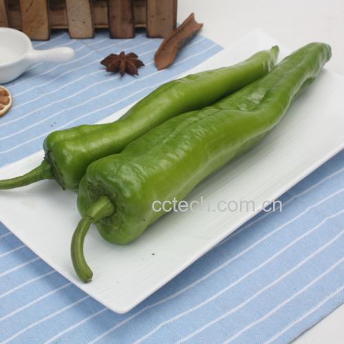 青椒鸡腿成品摆盘图