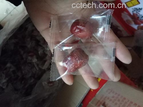 干红枣片手感测试场景图
