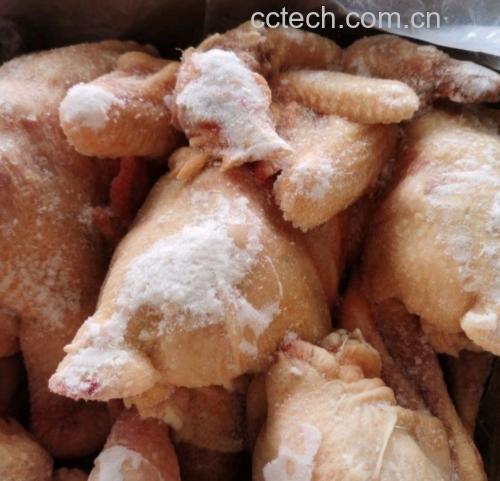 胡椒蒸鸡腌制过程图
