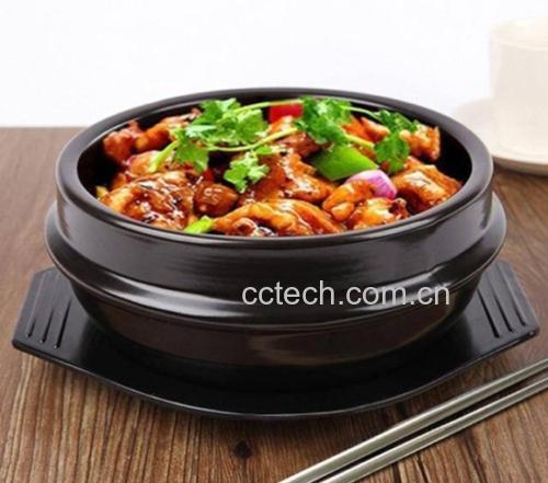 羊肉炖煮过程特写