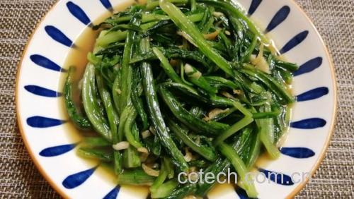 豆豉油麦菜成品图