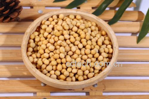 黄豆与山药的原始食材展示