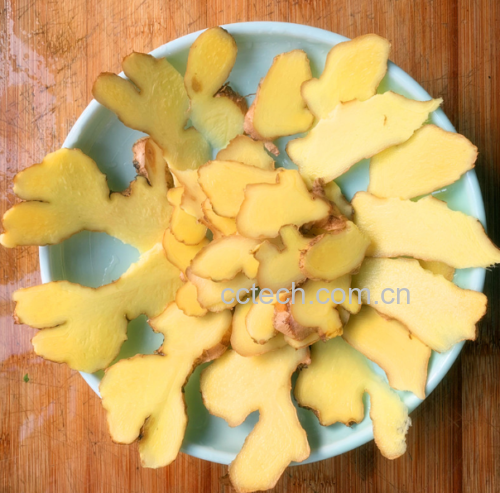子姜制作姜红茶过程