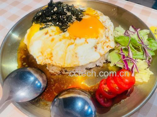焙煎芝麻拌饭成品图
