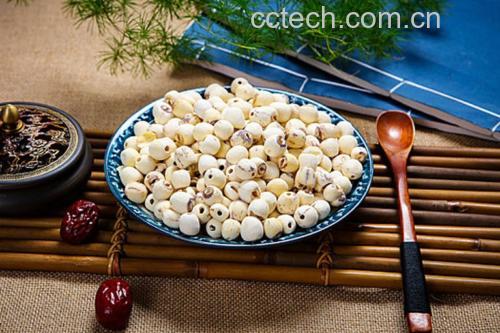 石榴与其他健脾食材组合摆盘