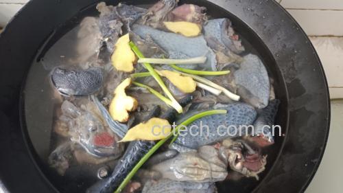 炖汤过程特写