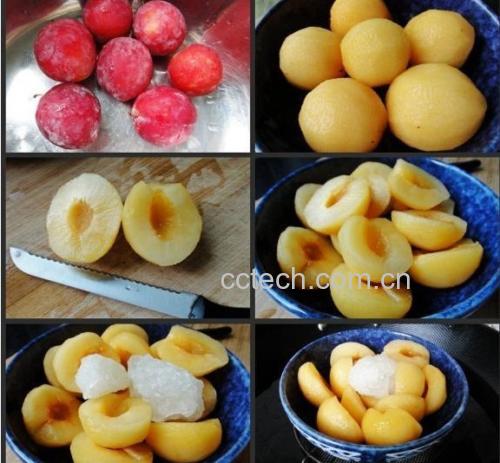 青李子腌制过程