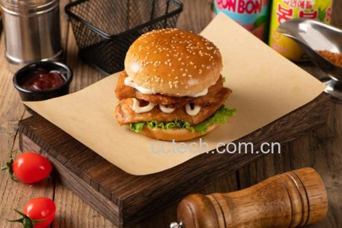 成品培根鸡腿重磅肉霸堡全景图