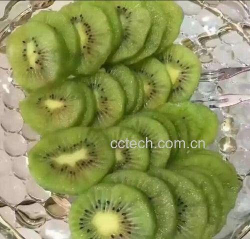 猕猴桃切片与护色处理过程