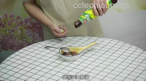 蚝油调味汁调制过程
