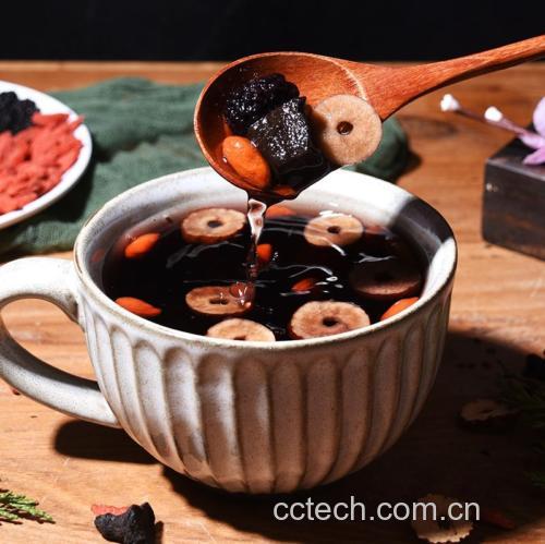 高丽参豆浆羹成品图