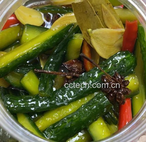 酸甜小黄瓜腌制过程
