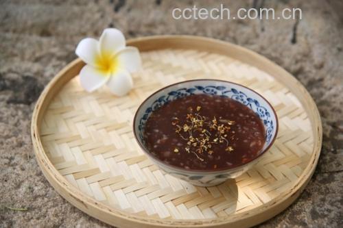 成品黄姜豆花摆盘效果