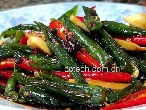 香干炒红椒成品特写图