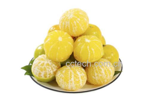 沙糖桔去皮与分瓣过程特写