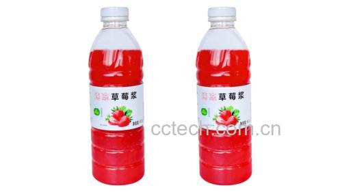 草莓口味乳饮品包装与成分对比图