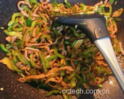 生姜炒肉丝成品图