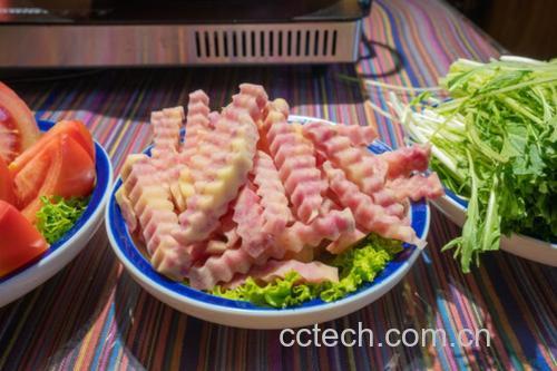 成熟绿番茄品种拼盘