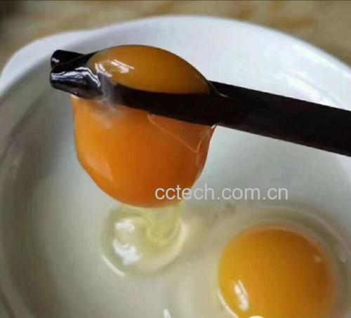 鸡蛋冲泡过程示意图