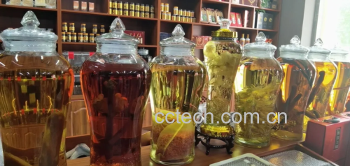 生姜泡酒成品展示图
