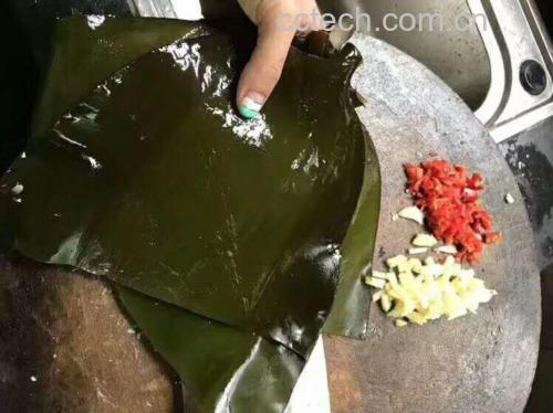 干海带清洗过程