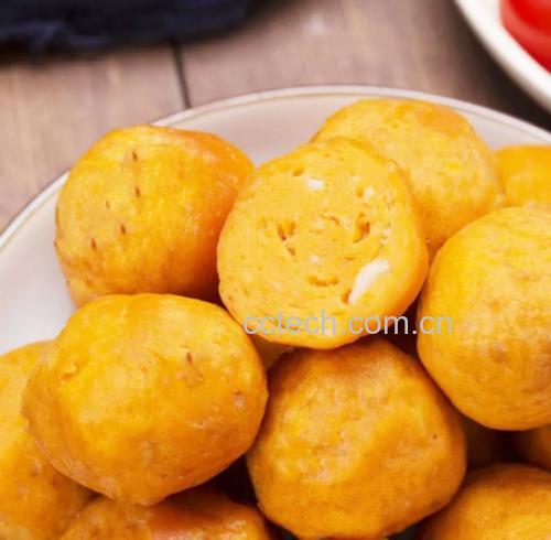 板栗南瓜牛乳小丸子制作步骤 - 小丸子搓制与煮制