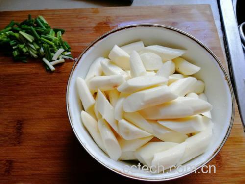 山药棒骨汤食材准备图